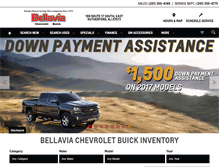 Tablet Screenshot of bellaviachevy.com